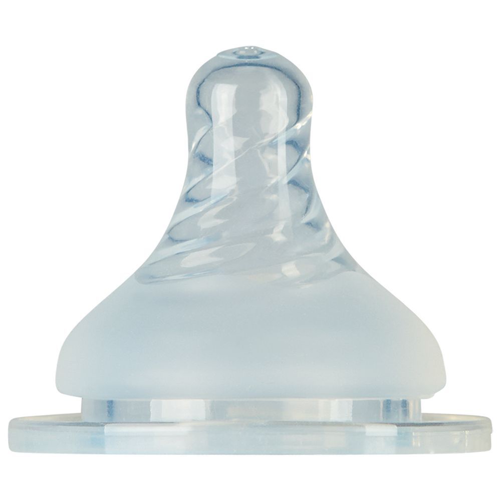 Mininor - Silicone Nipple - 6M - 2pcs - Clear