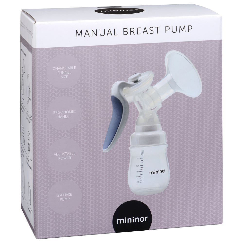 Mininor - Manual Breast Pump - White