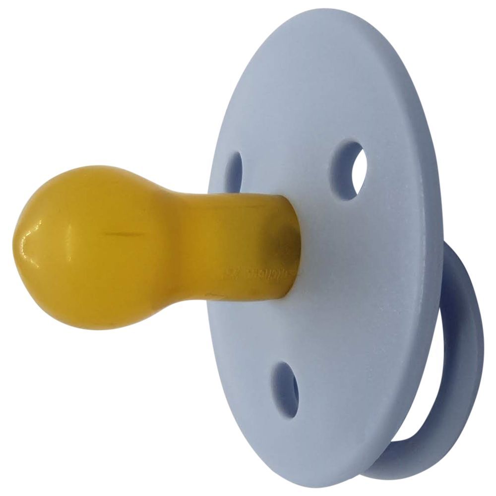 Mininor - Round Pacifier Latex - 0M+ - 2pcs - Nordic Sky Blue