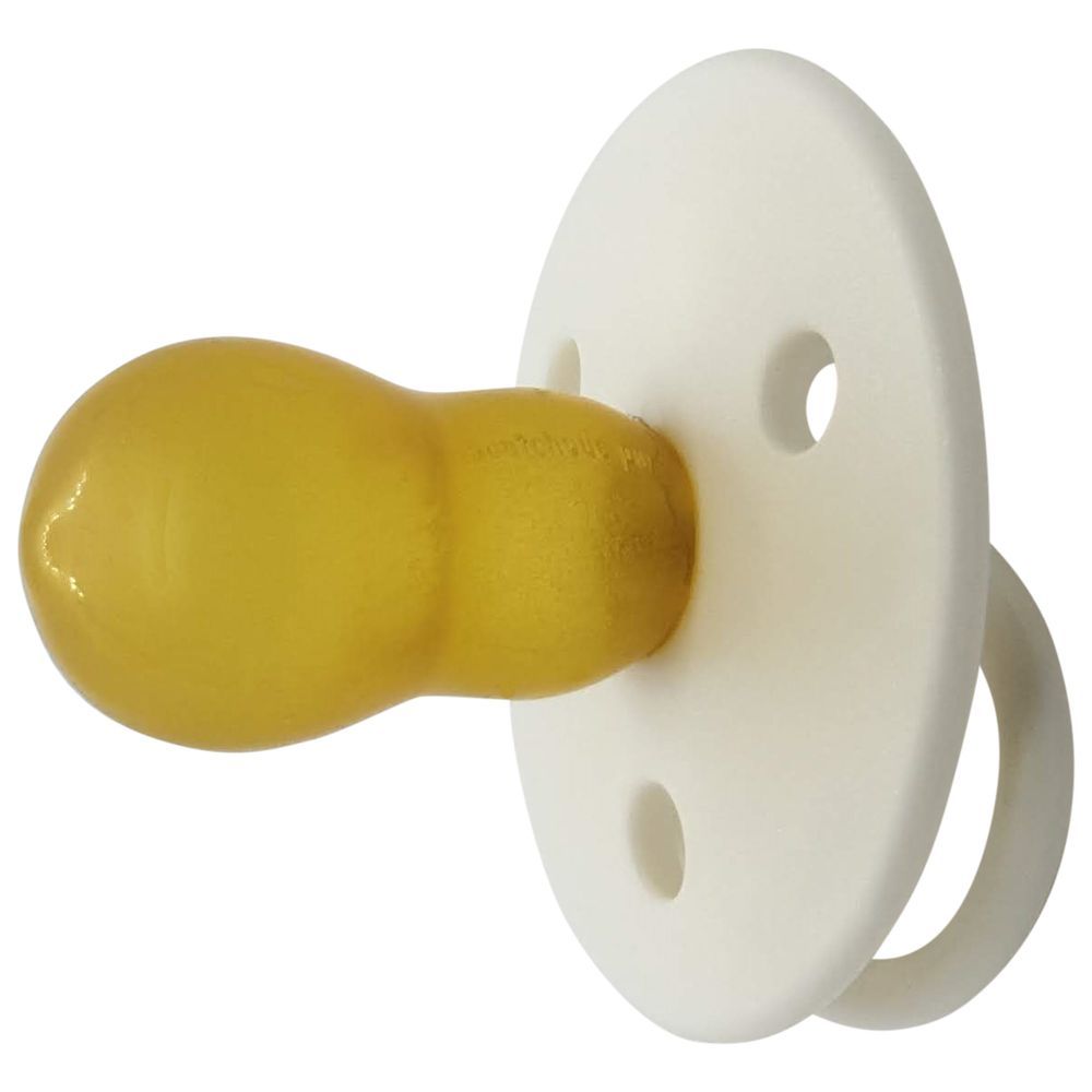 Mininor - Round Pacifier Latex - 6M+ - 2pcs - Snowberry