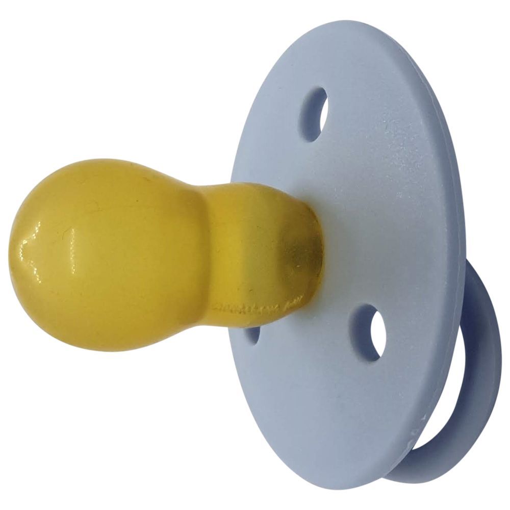 Mininor - Round Pacifier Latex - 6M+ - 2pcs - Nordic Sky Blue