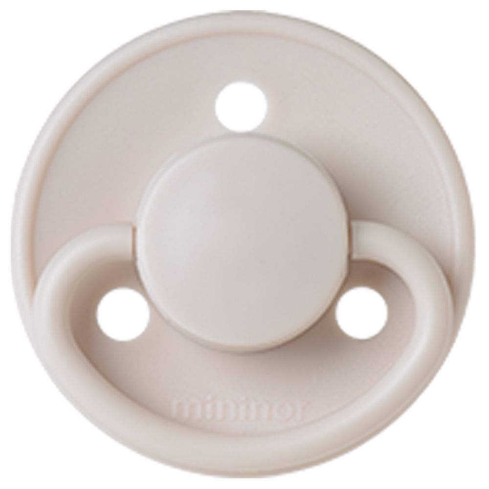 Mininor - Round Silicone Pacifier 0M+ - Cloudy Morning