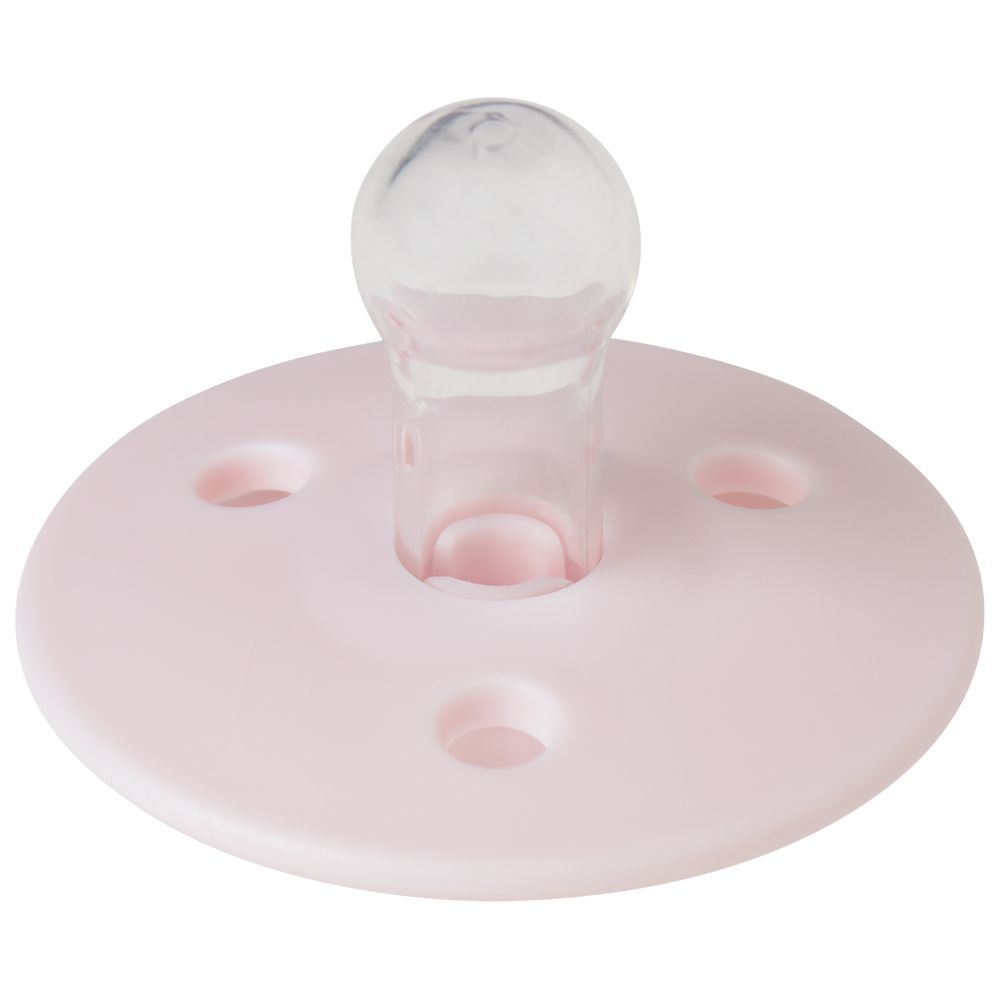 Mininor - Round Pacifier Silicone - 0M+ - Spring Blossom