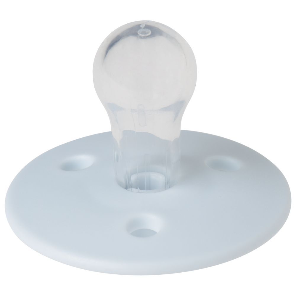 Mininor - Round Pacifier Silicone - 6M+ - Icicle