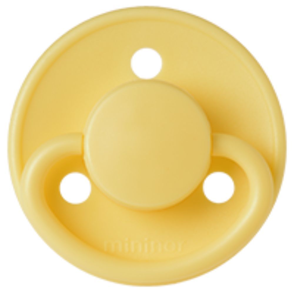 Mininor - Round Pacifier Silicone - 6M+ - Duckling