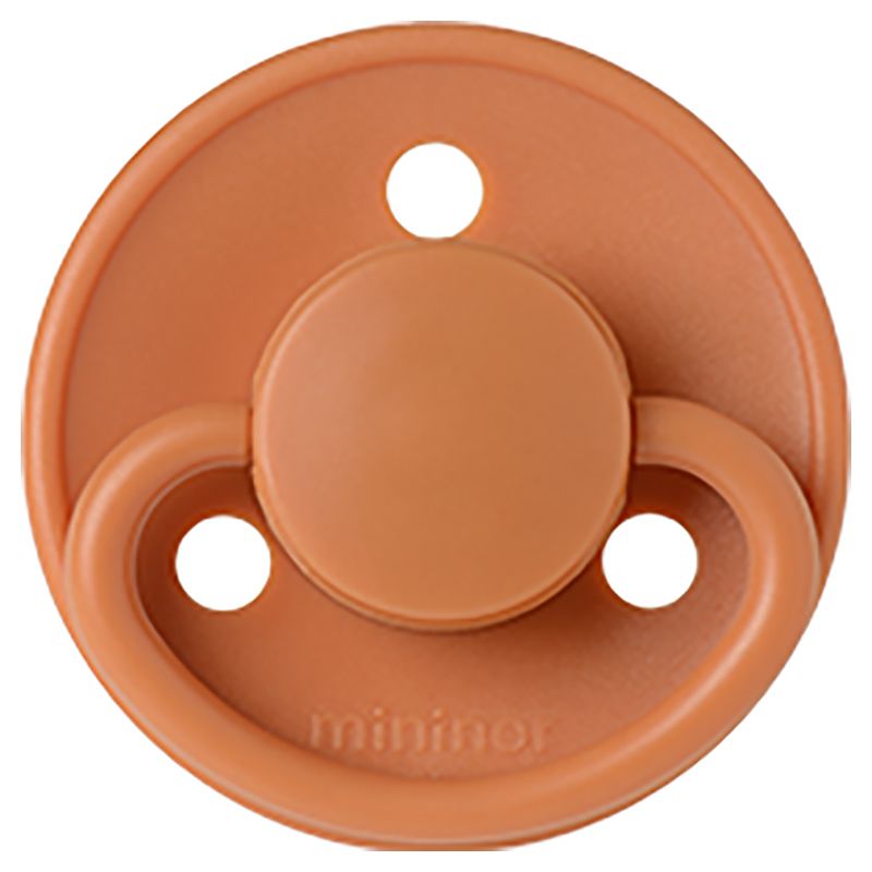 Mininor - Round Pacifier Latex 6M - Roe Deer