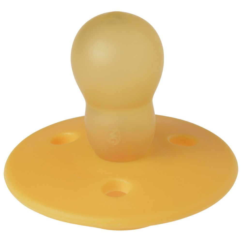 Mininor - Round Pacifier Latex - 6M+ - Sunflower