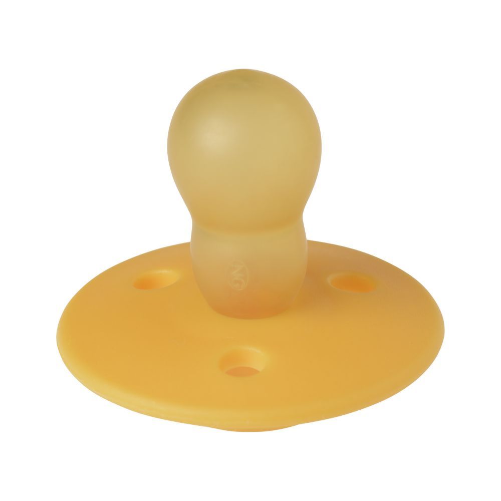 Mininor - Round Latex Pacifier 6M+ - Sunflower