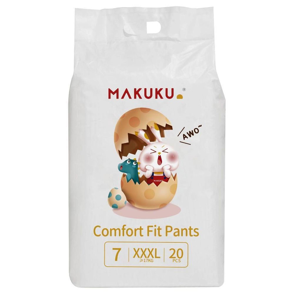 Makuku - Comfort Fit Pants - Size 7 - XXX-Large 17kg+ - 20pcs