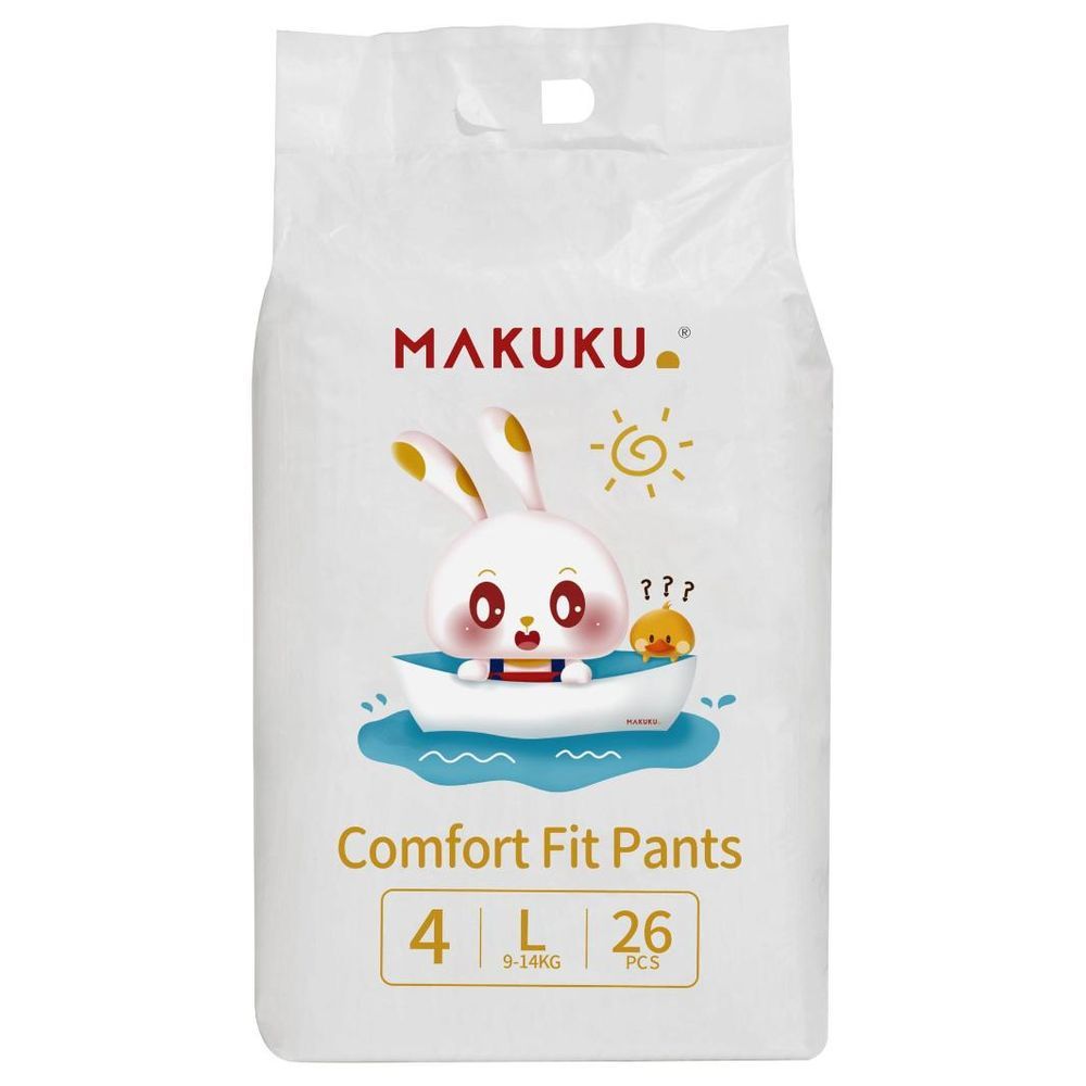 Makuku - Comfort Fit Pants - Size 4 - Large 9-14kg - 26pcs