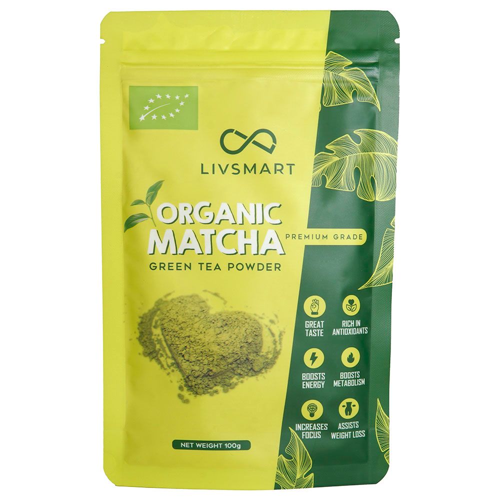 Livsmart - Organic Matcha Tea Powder 100G Pack Of 3