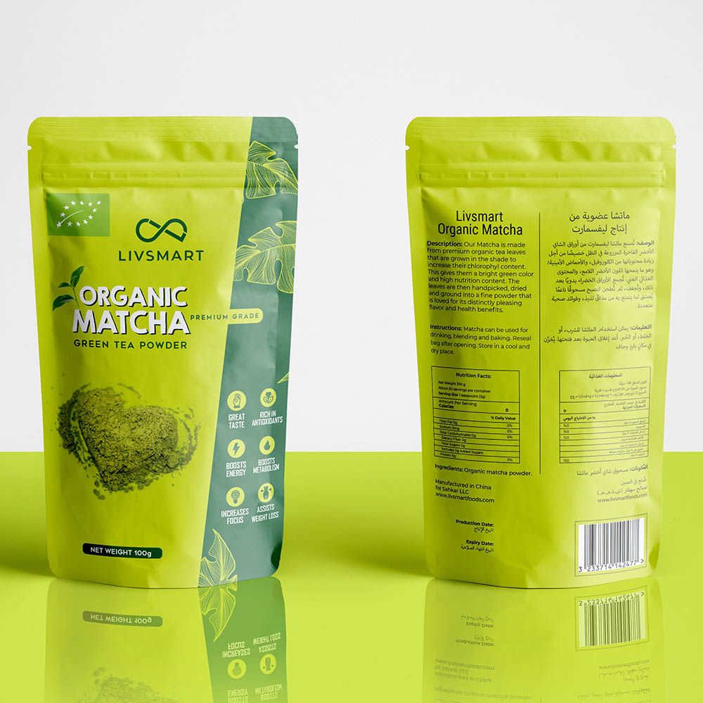 Livsmart - Organic Matcha Tea Powder 100G Pack Of 3