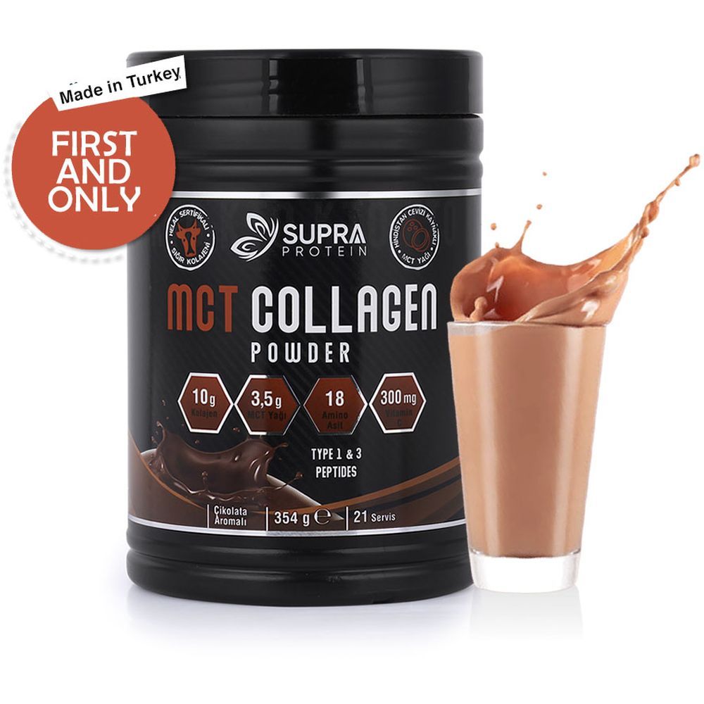 Supra Protein - MCT Collagen Powder 354g - 21 Servings - Chocolate