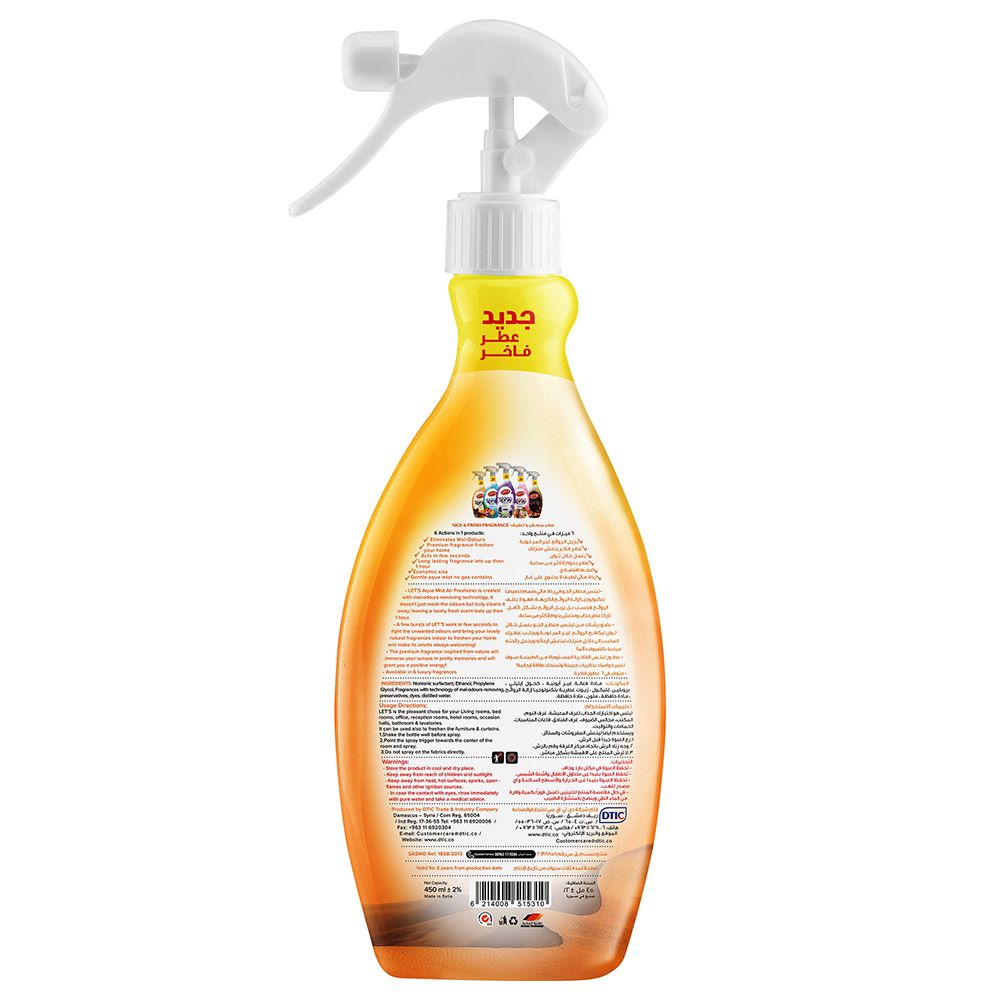 Let's Clean - Air Freshener - 450ml - Oriental Oud