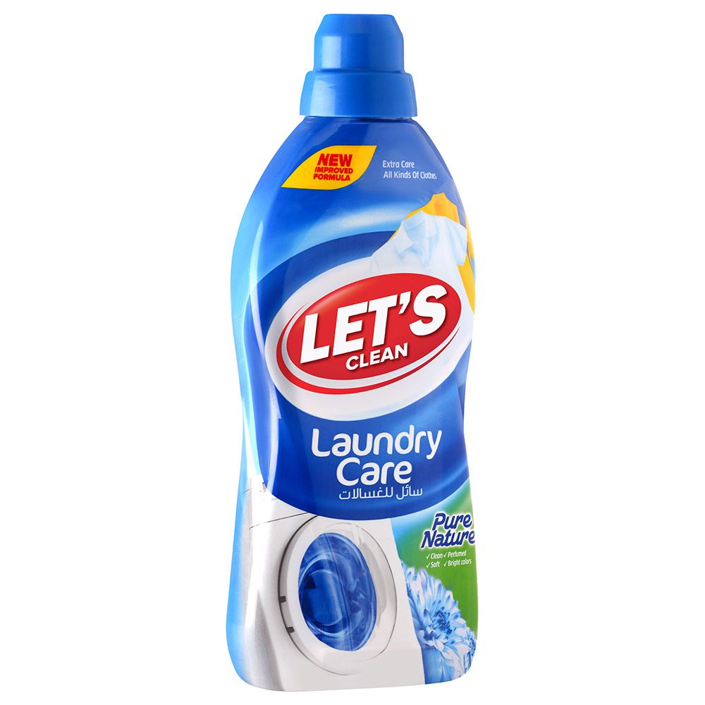 Let's Clean - Liquid Detergent For Colored Clothes - 1L - Pure Nature