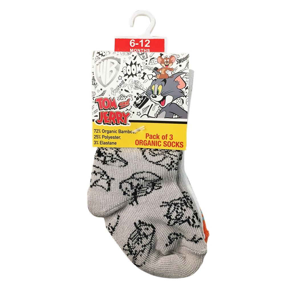 Tom & Jerry - Printed Sock Pack of 3