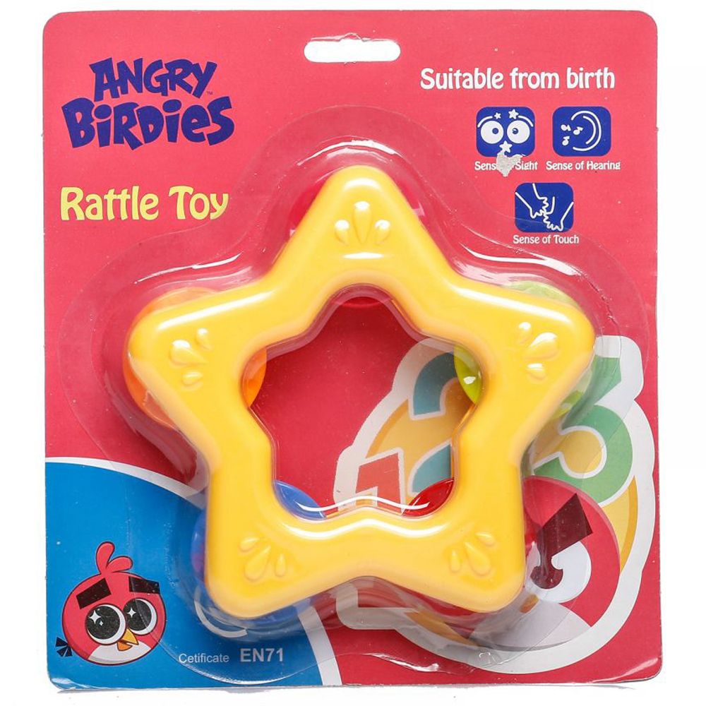 Angry Birds - Rattle Toy - Star