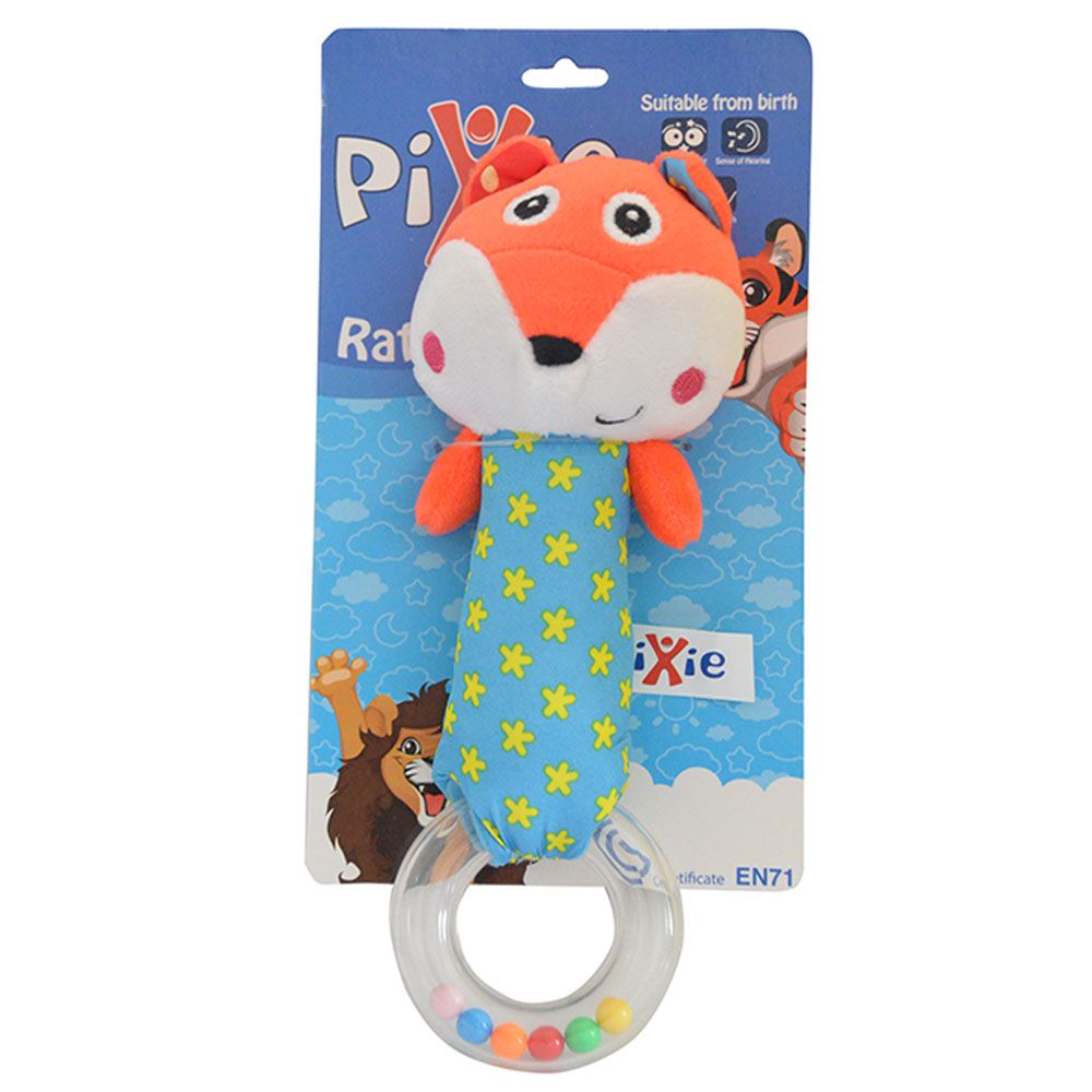 Pixie - Baby Fox Rattle Toy