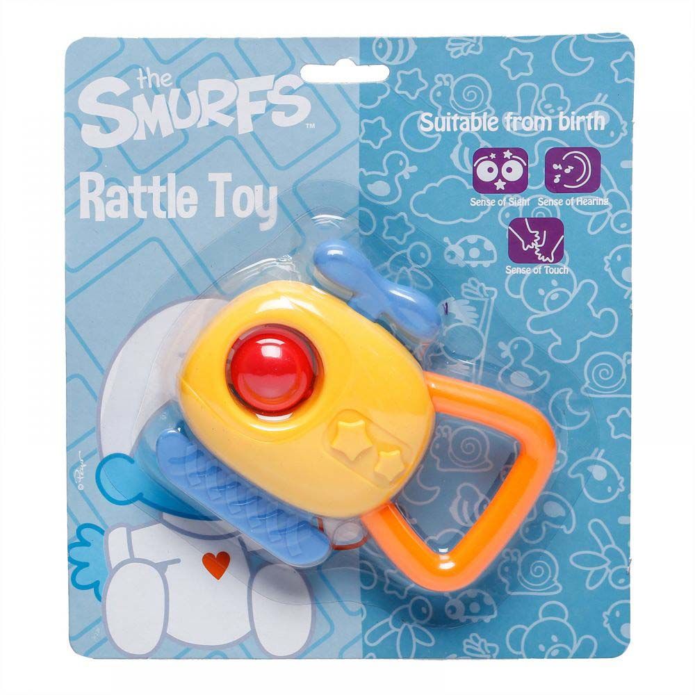 Smurfs - Rattle Toy - Heli