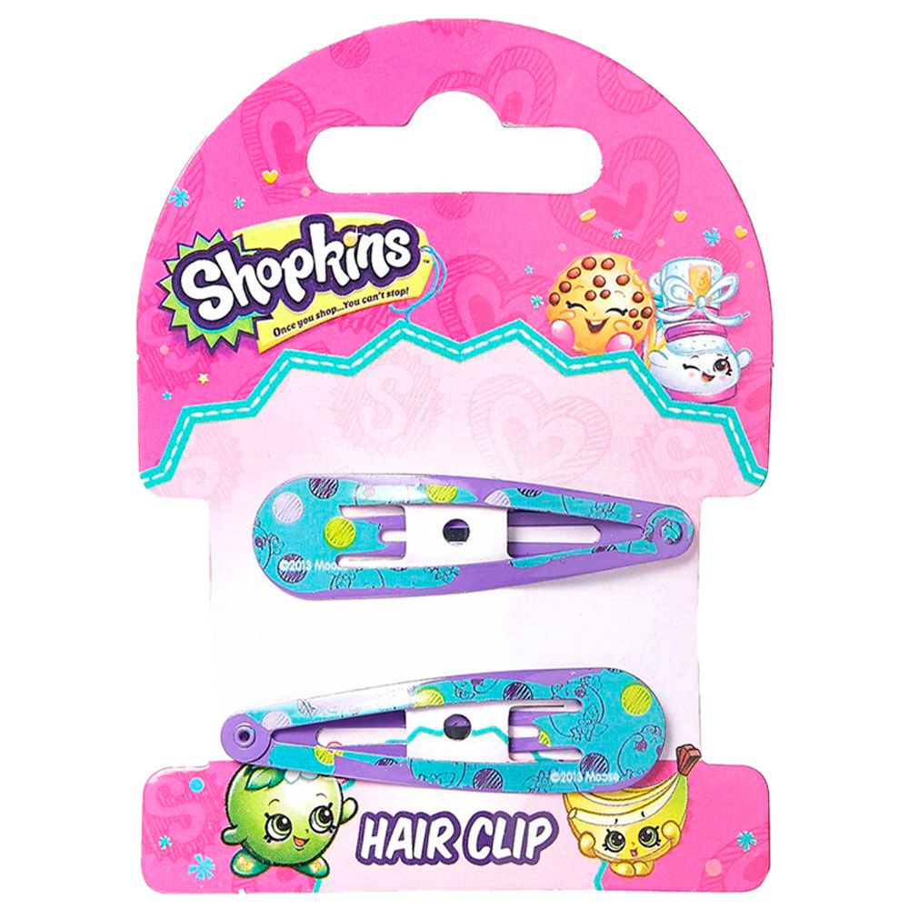 Shopkins - Hair Clip 2Pcs - Green