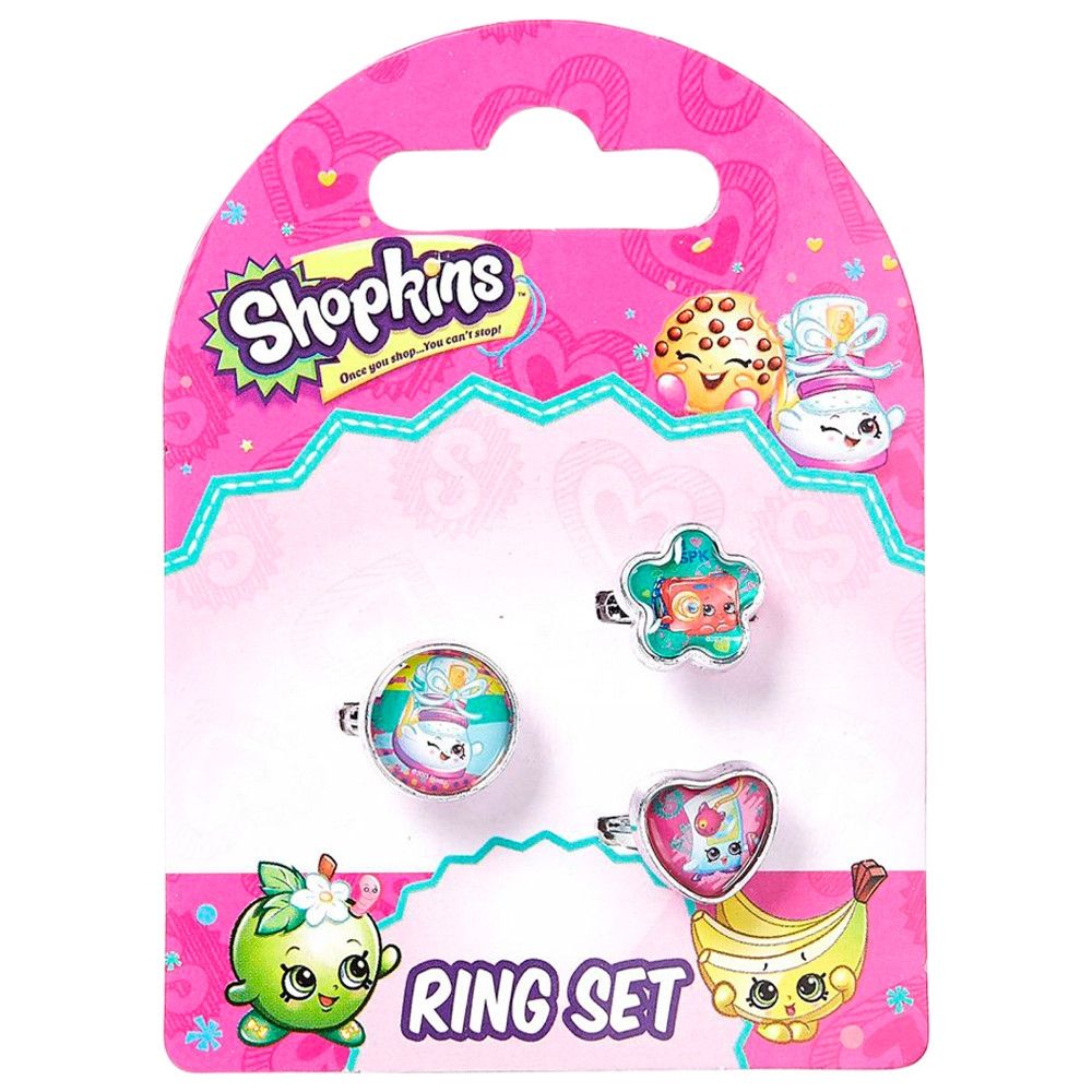 Shopkins Hair Accessories Gift Set, Multi (Pack of 4)