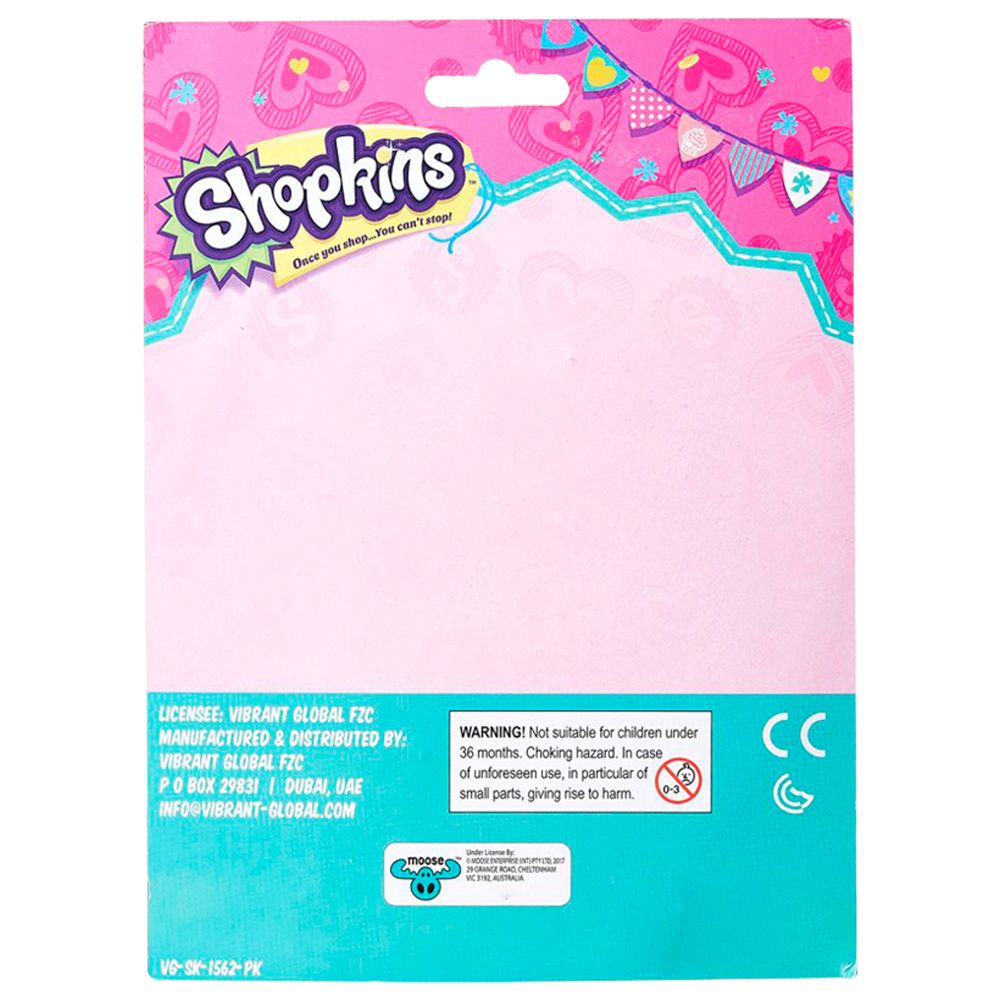 Shopkins - Hair Accessory Set - Light & Dark Pink