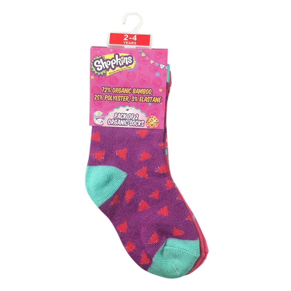 Shopkins - Printed Sock Pack of 2