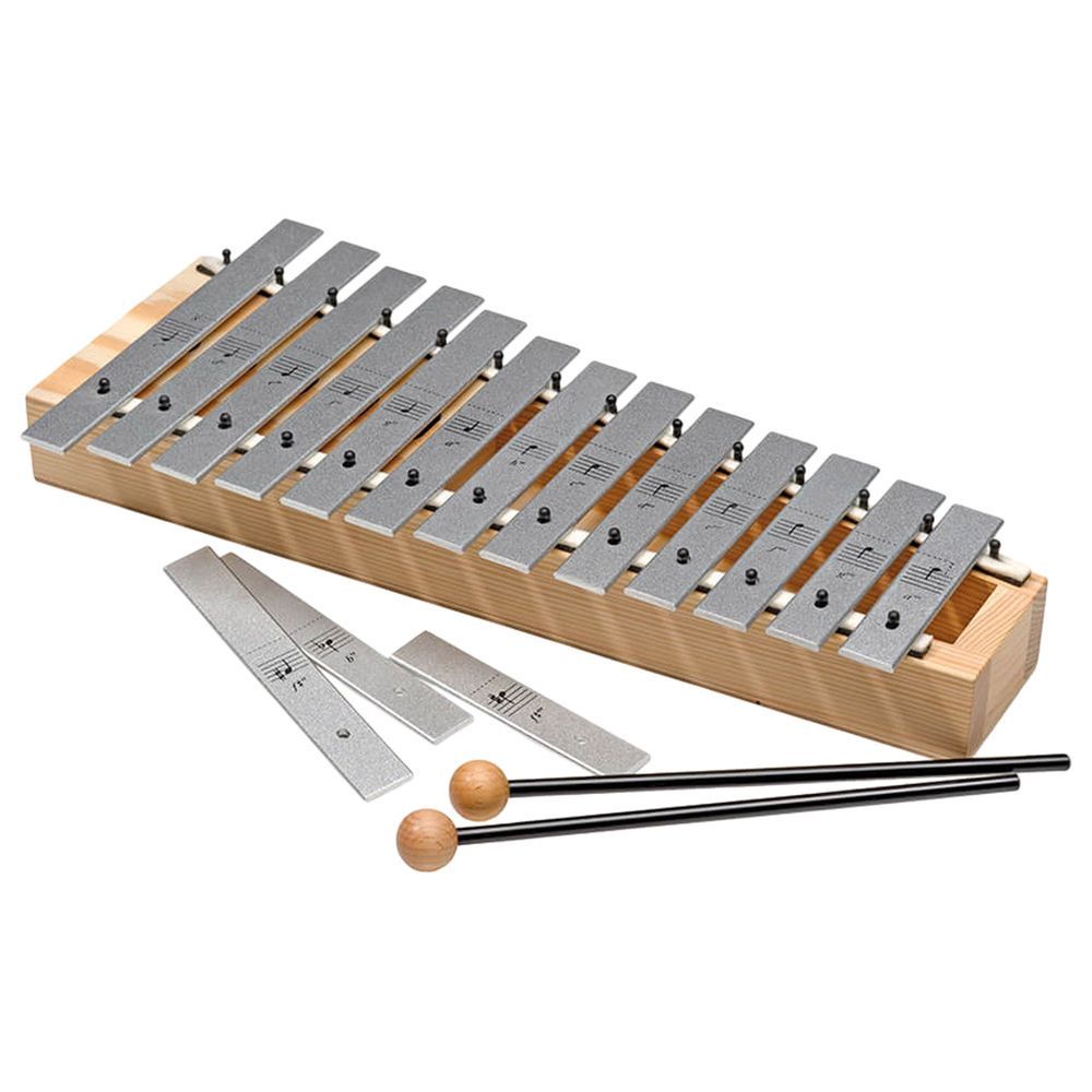 Sonor - Global Beat Alto German Glockenspiel W/ Mallets - Silver