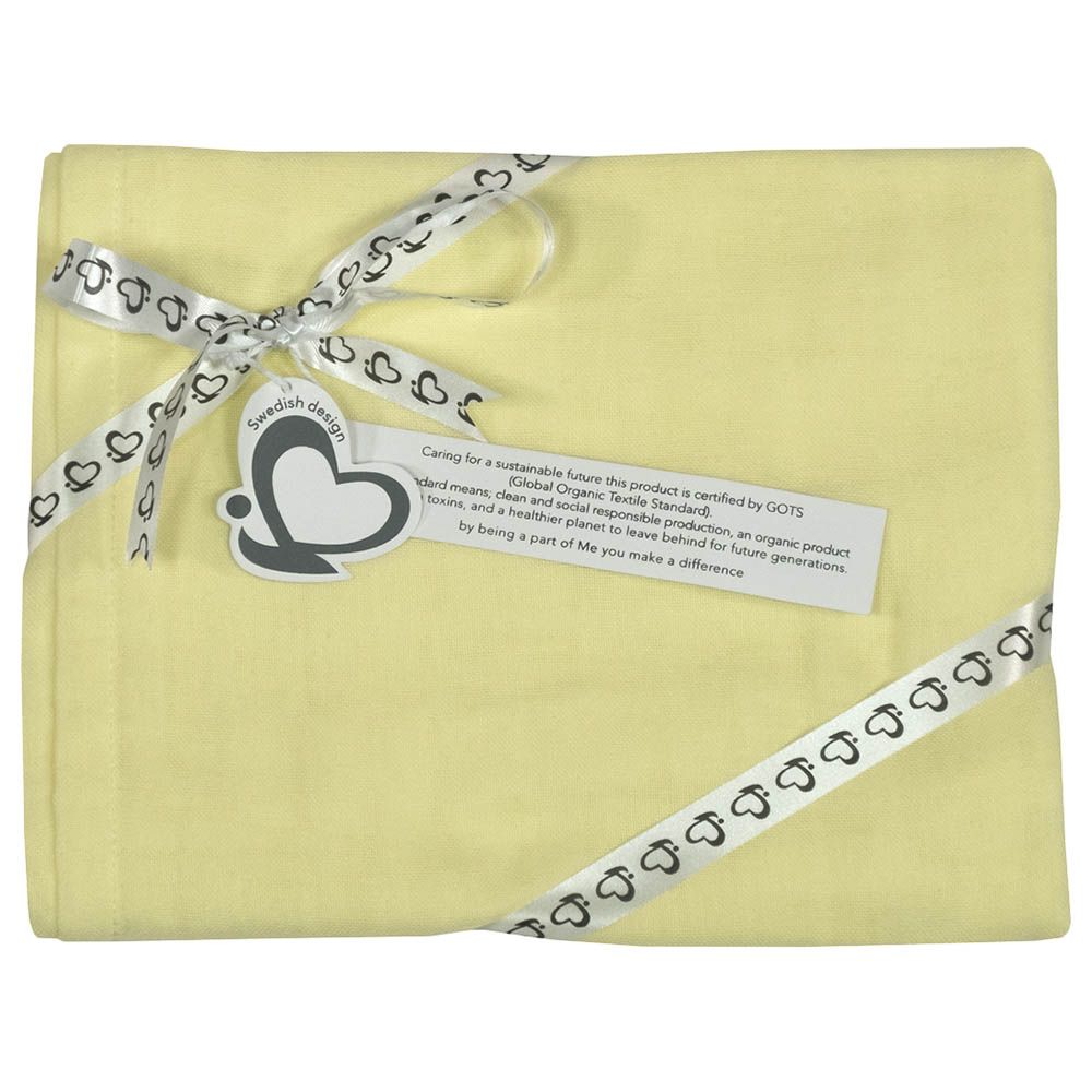 Me - Organic Muslin Car Seat Suncover - Yellow 