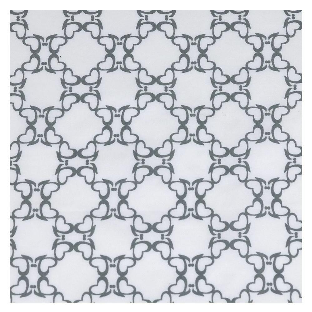 Me - Organic Baby Bed Set - Quatrefoil - White & Grey