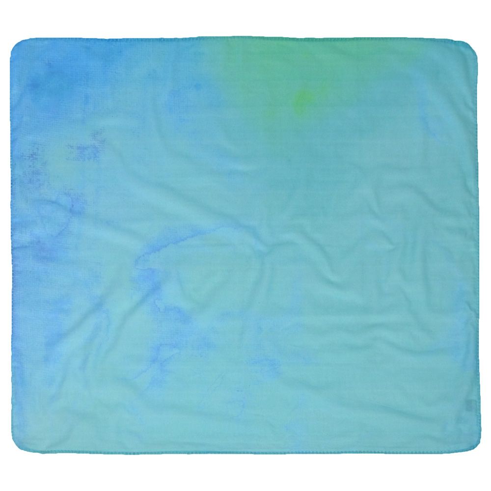 Me - Organic Swaddle Blanket - Aquarelle - Turquoise