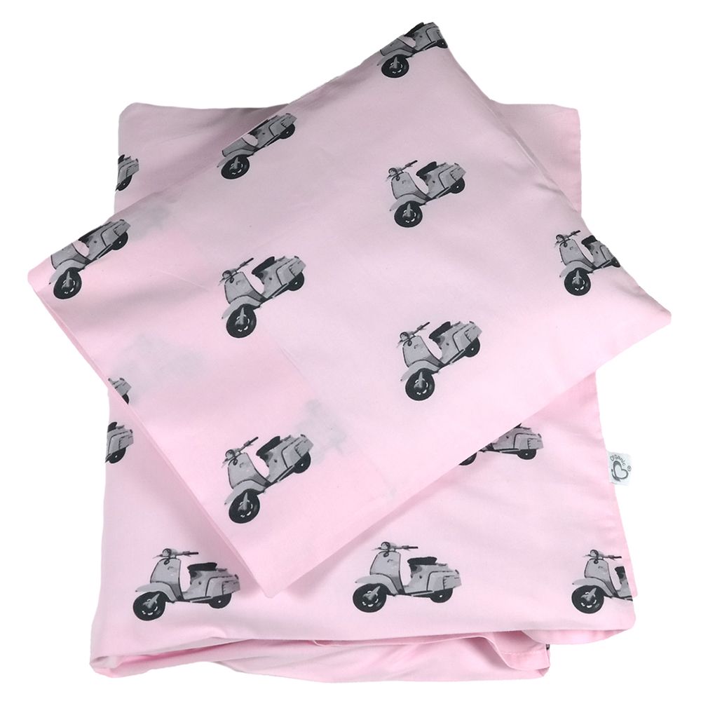 Me - Organic Baby Bed Set - Lambretta Pink