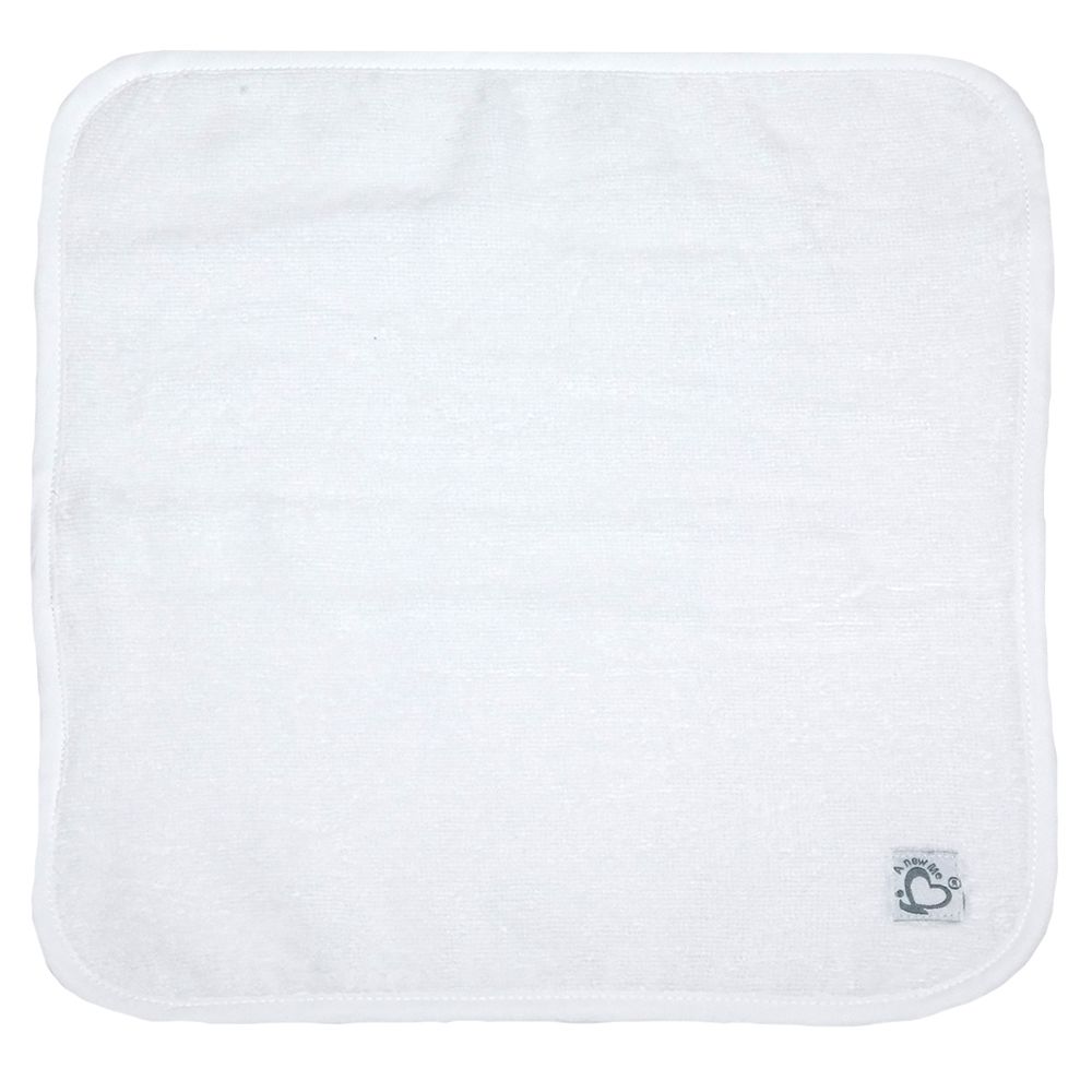 Me - Organic Baby Facetowel - White - Set of 2