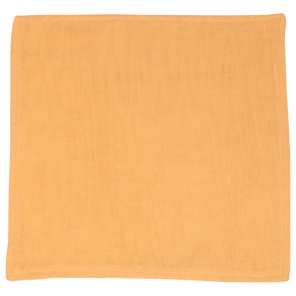 Me - Organic Muslin Burptowel/Facetowel - Pack Of 2 - Orange