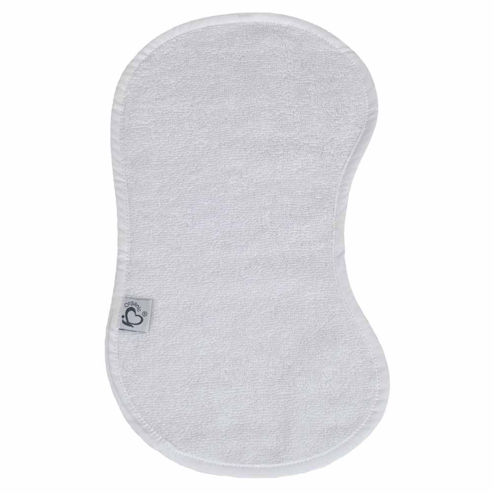 Me - Organic Shaped Burp Towel 2pc-Set - White