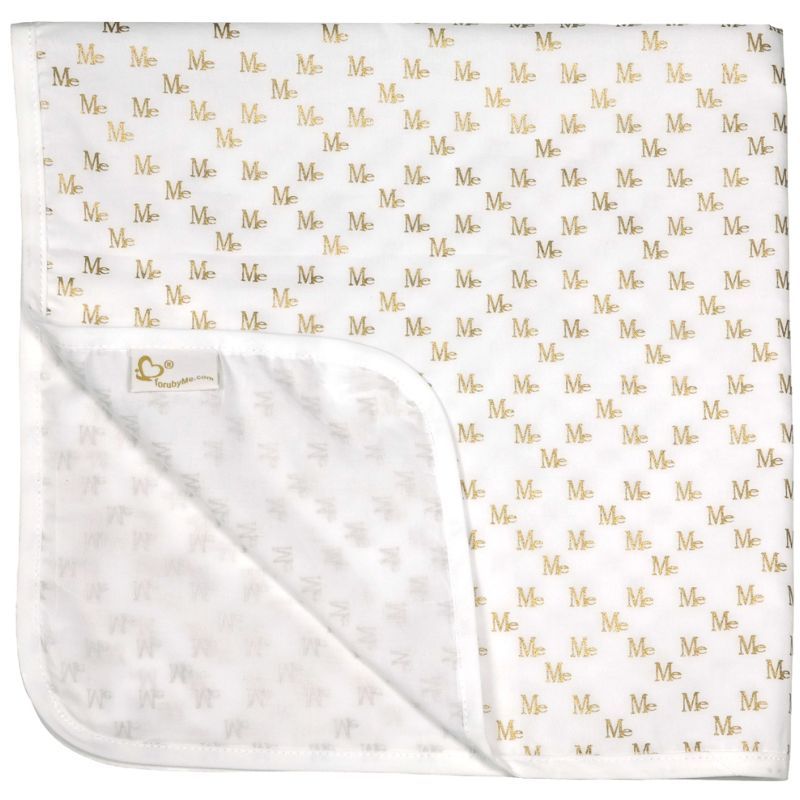 Me - Organic Gift Set - Babysuit & Blanket - Me High Design Gold