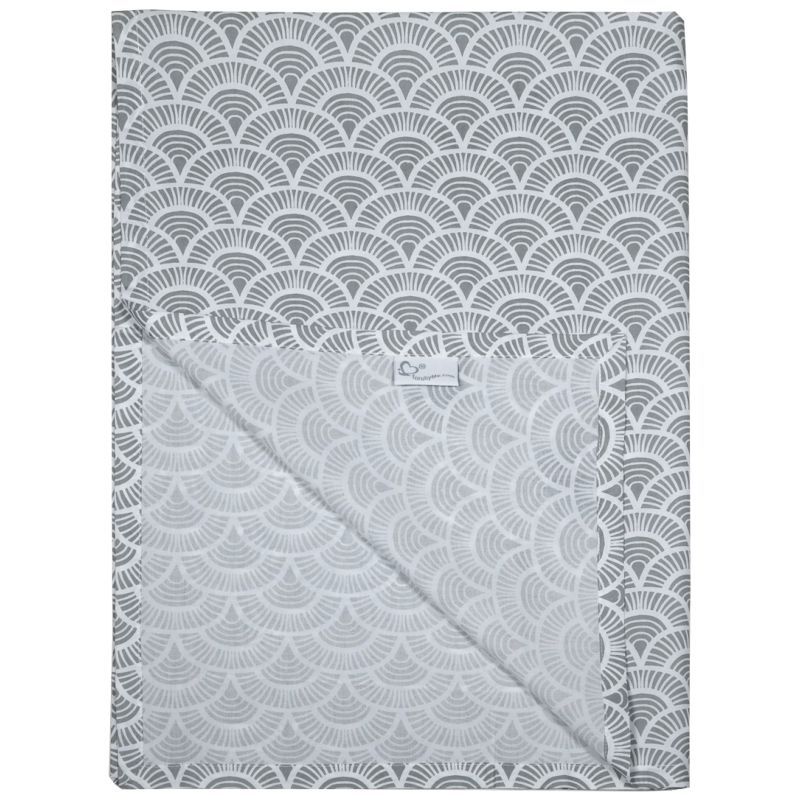 Me - Organic Set - Sheet & Snuggle - Art Deco - Grey