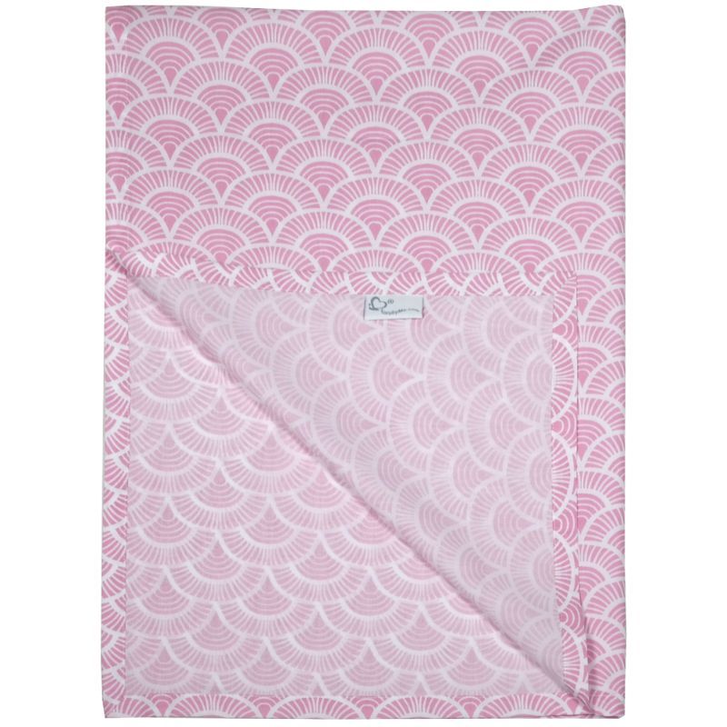 Me - Organic Set - Sheet & Snuggle - Art Deco - Pink