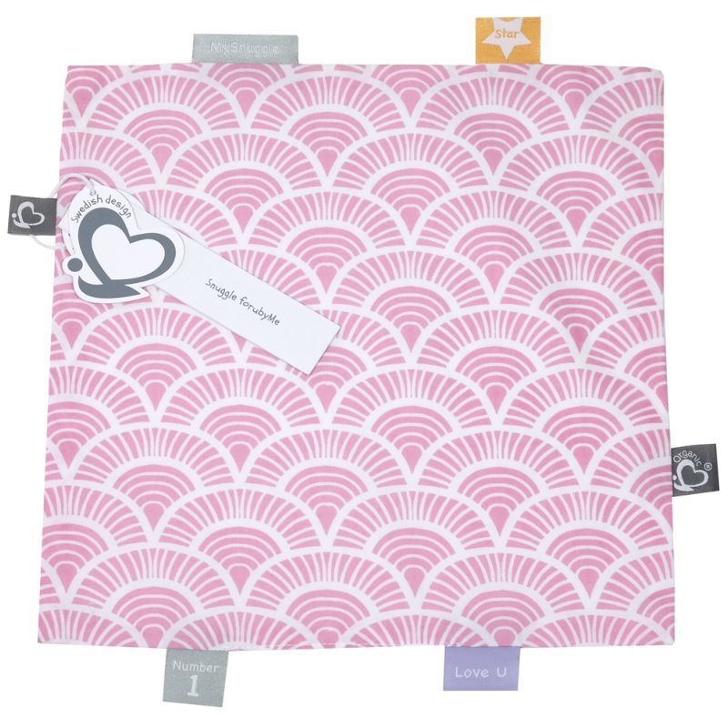 Me - Organic Set - Sheet & Snuggle - Art Deco - Pink