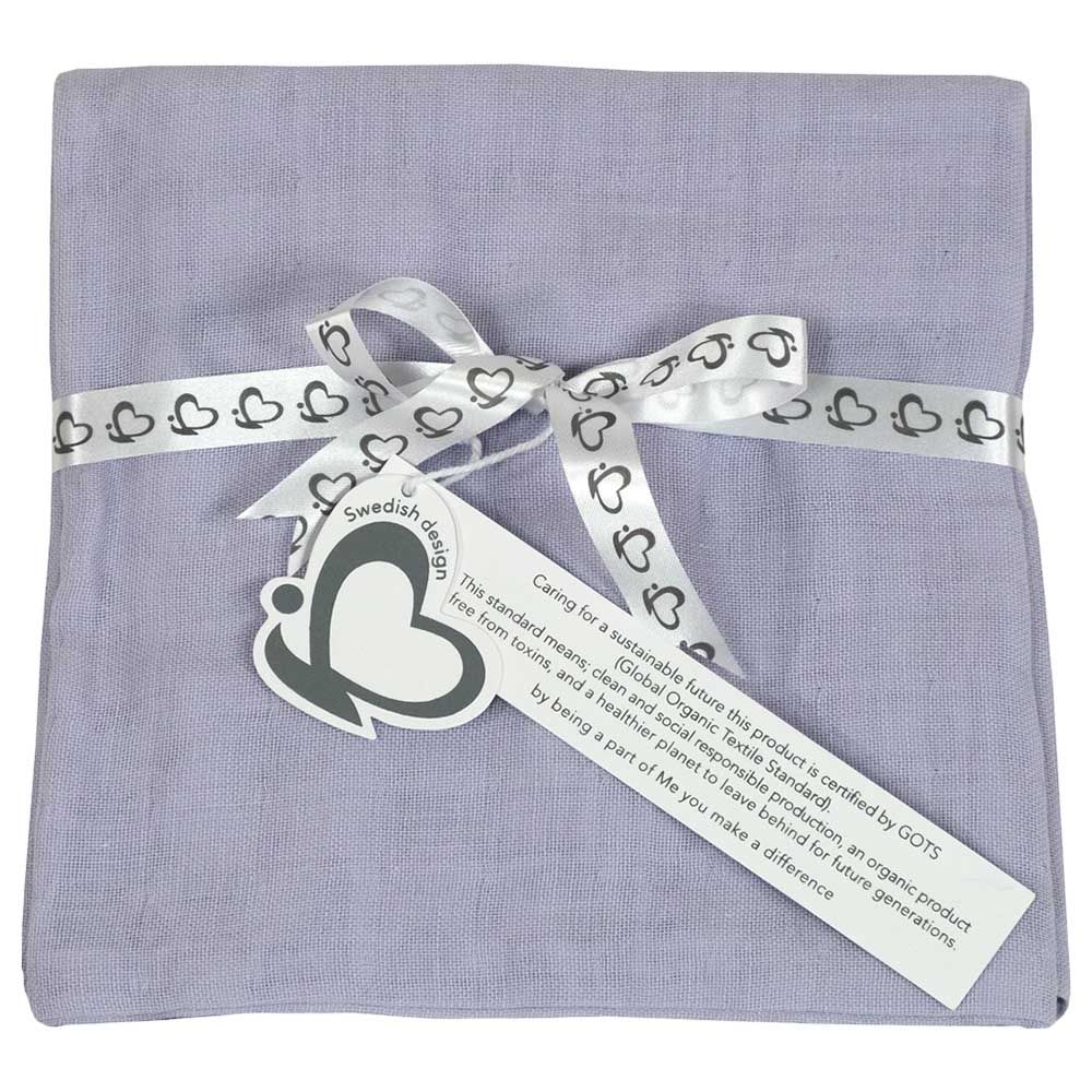 Me - Organic Snuggle Knots Muslin Blanket - Lavendel