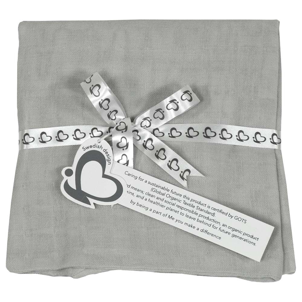 Me - Organic Snuggle Knots Muslin Blanket - Mist