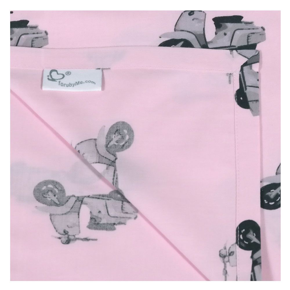 Me - Organic Baby Sheet - Lambretta Pink