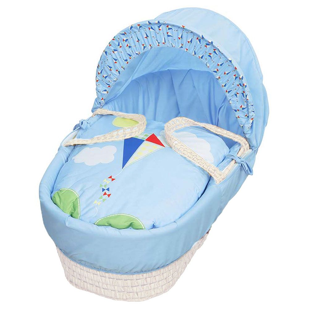 Kinder Valley - High Flyer Moses Basket Bedding Set - Blue