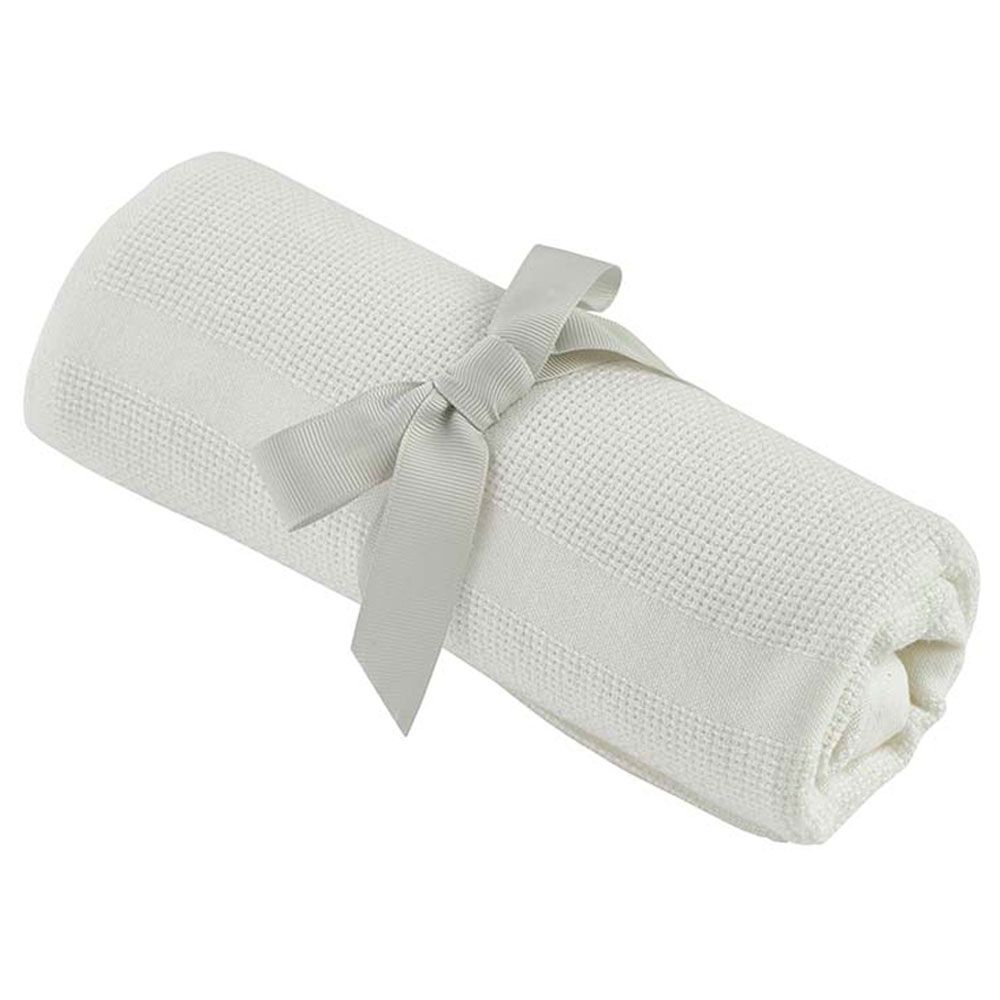 Kinder Valley - Bamboo Cellular Blanket - Cream