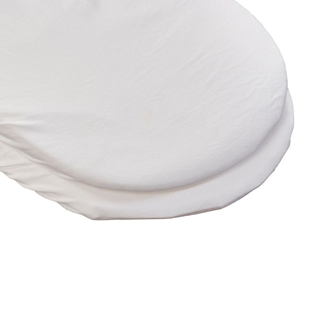 Kinder Valley - Jersey Sheets - White - Pack of 2