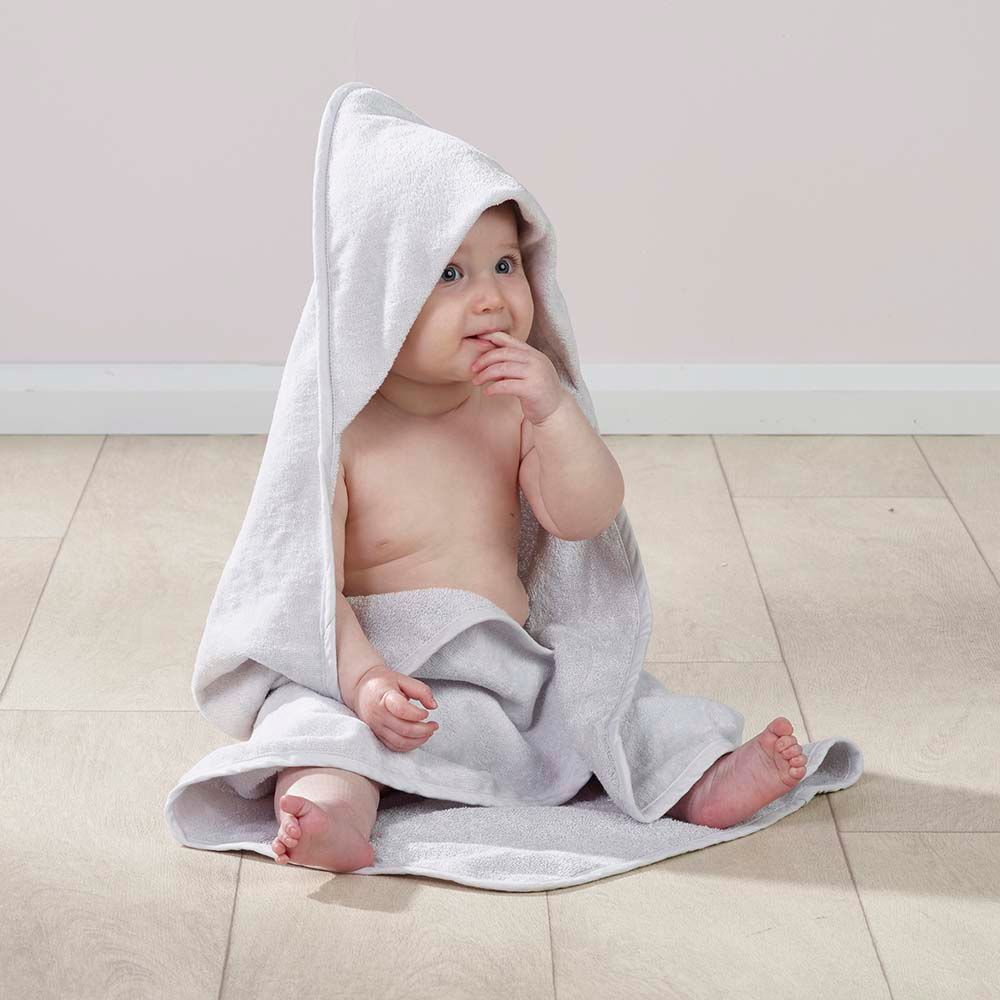 Kinder Valley - Hooded Towel And Wash Mitt - Grey