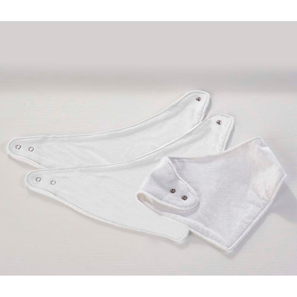 Kinder Valley - Bibs Pack of 3 - White