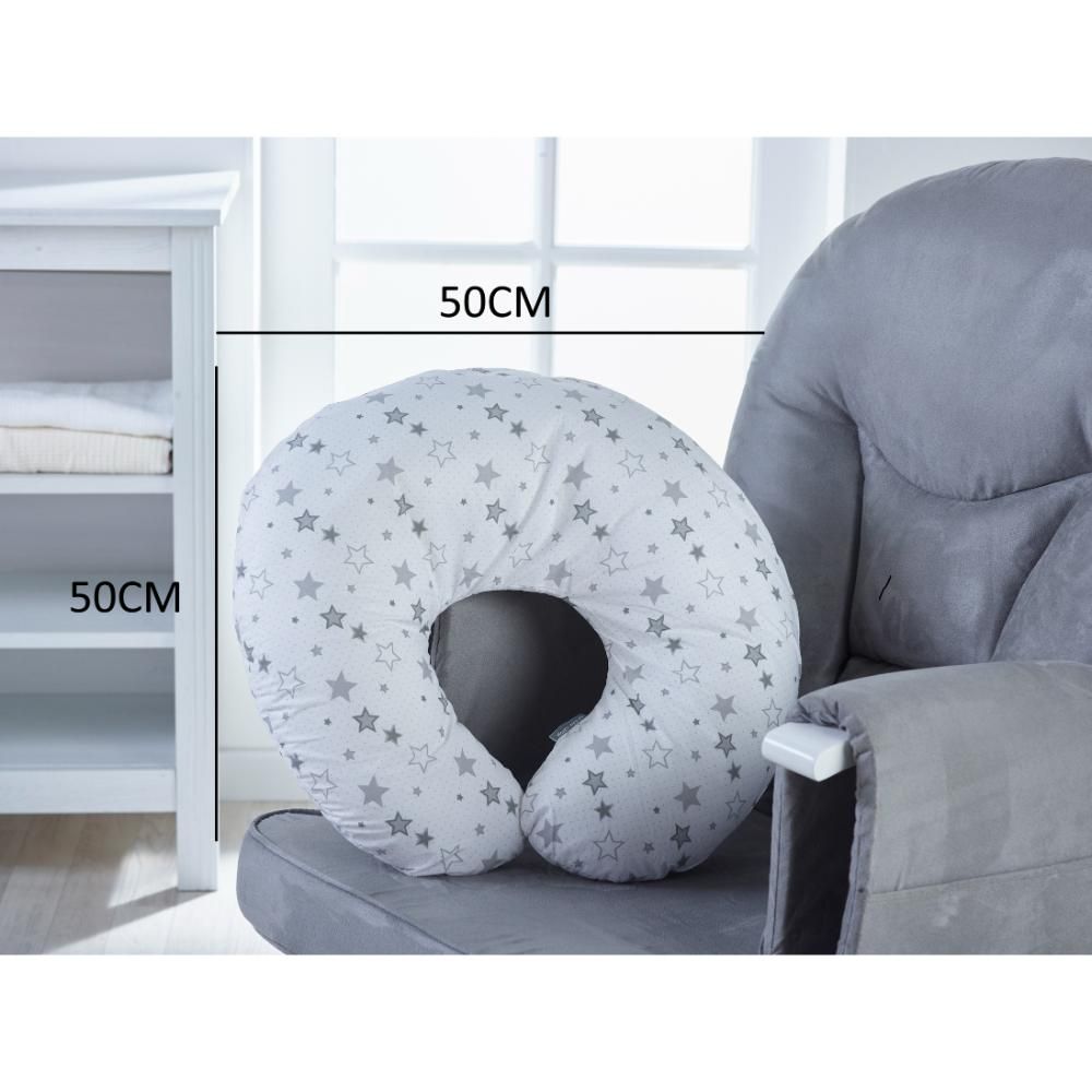 Kinder Valley - Multi-Use Donut Nursing Pillow - Silver