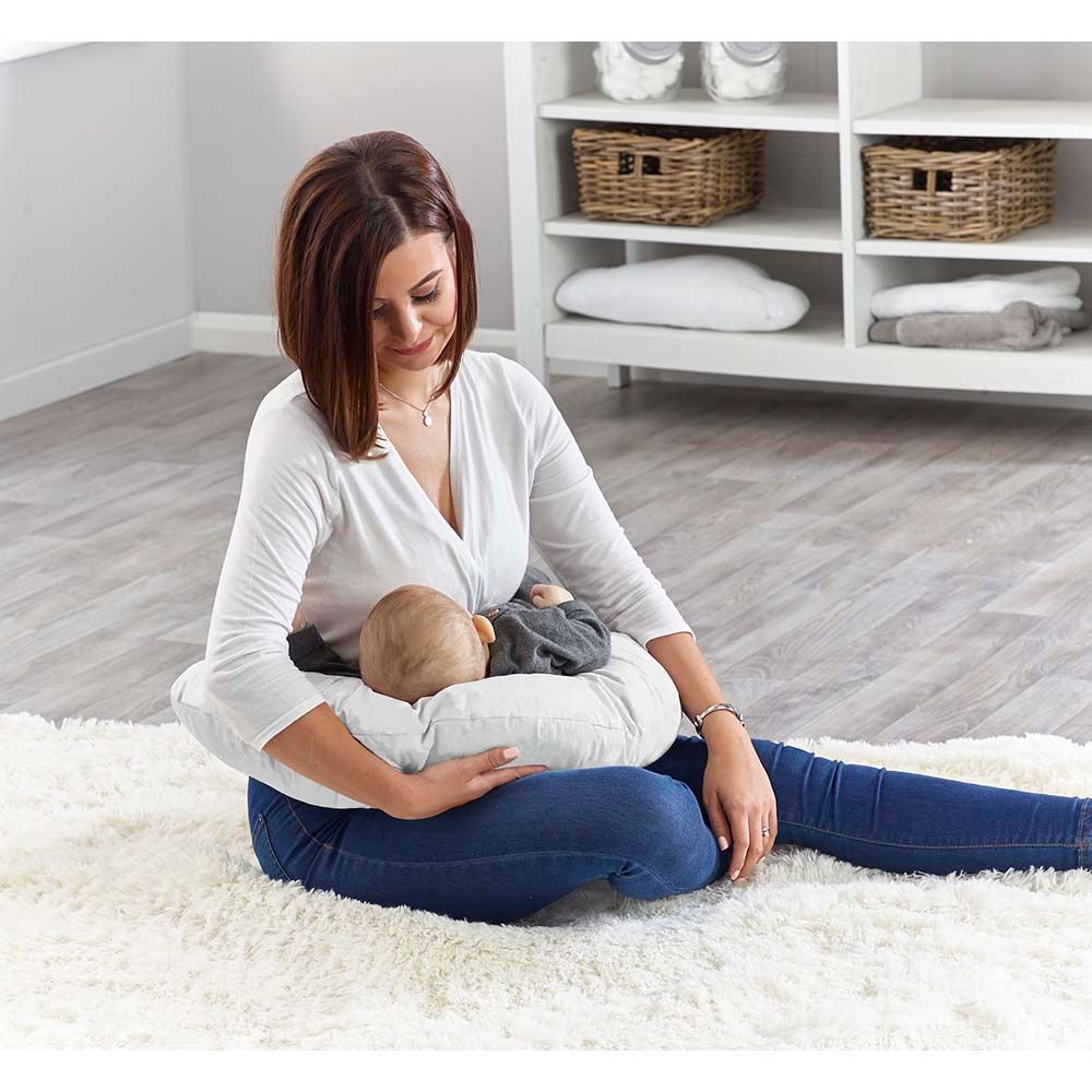 Kinder Valley - Donut Nursing Pillow - White