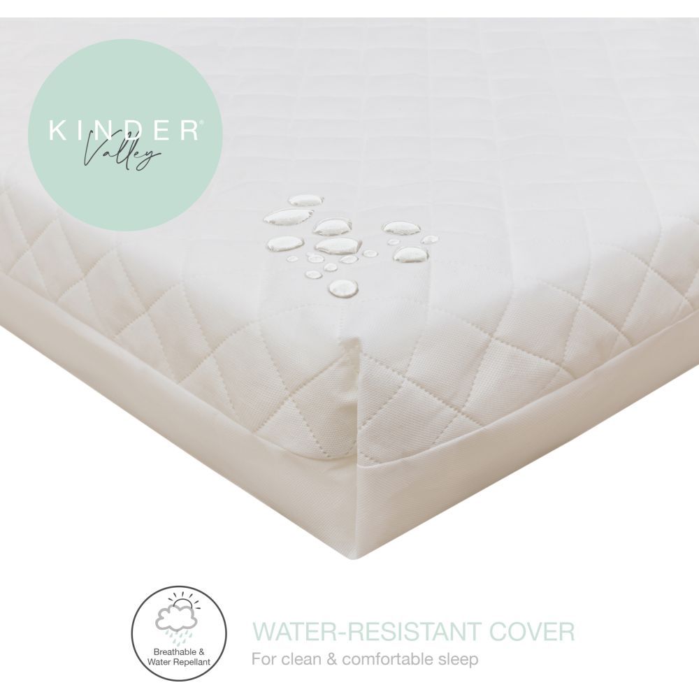 Kinder Valley - Spring Compact Cot Mattress - White